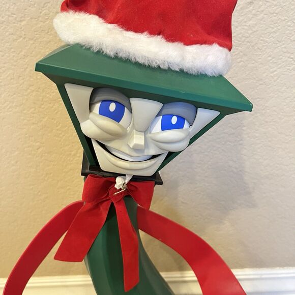 Telco Frank E Post Singing Animated Christmas Lamp Post Tested Works Vtg READ - Picture 6 of 11